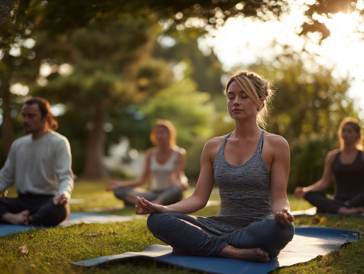 Спокійна йога-практика на природі